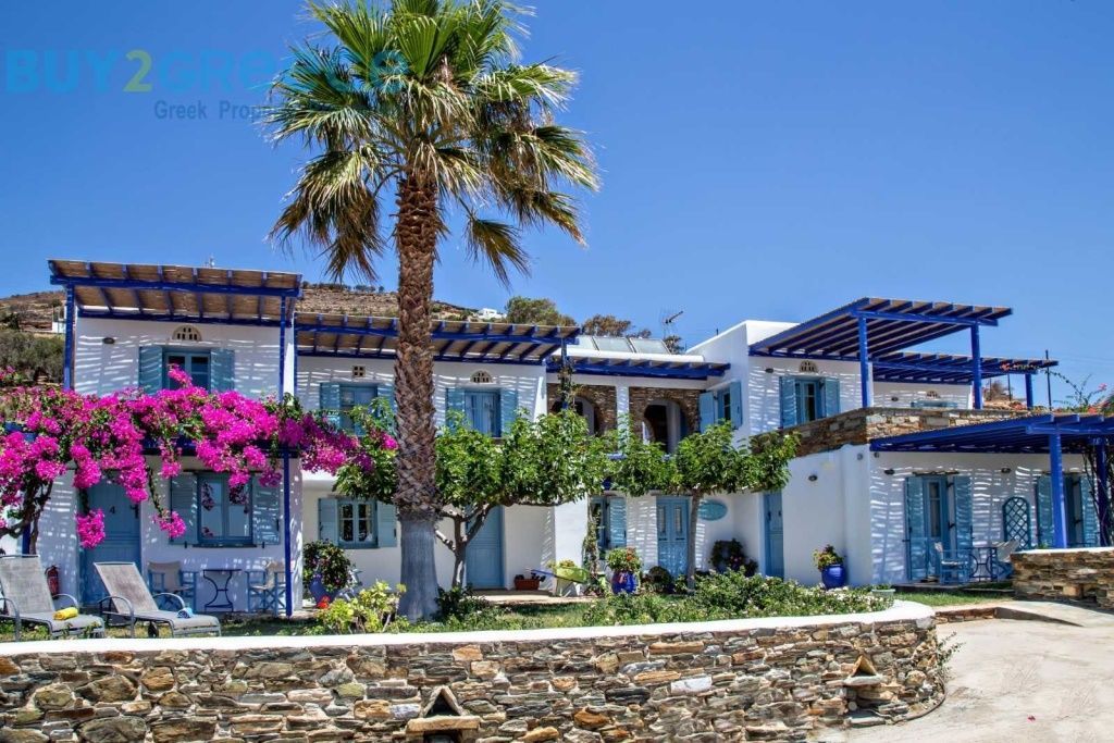 Hotel exterior – full view, Tinos Cyclades